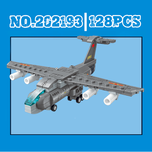 Конструктор Sembo Block 202193, Траспортный самолет Y-20, 128 деталей