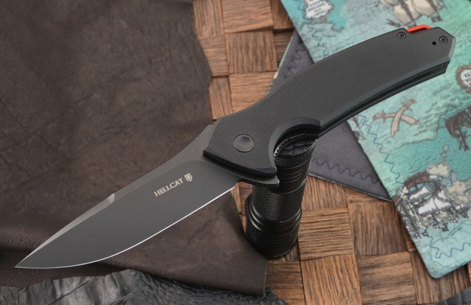 Складной нож Mr.Blade Hellcat Mini, сталь VG-10, рукоять черный G-10