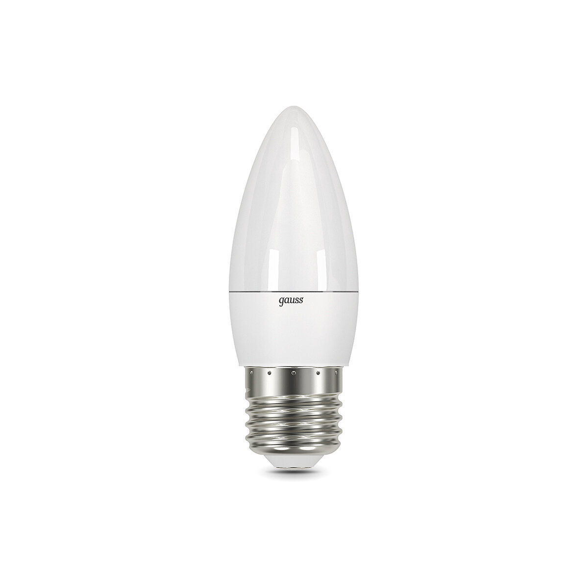 Лампа светодиодная LED Gauss Свеча, E27, 9,5 Вт, 4100 K, нейтральный белый свет