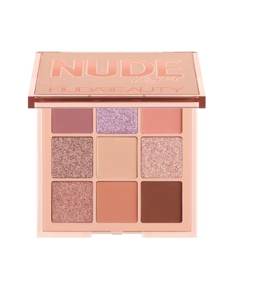 Huda Beauty Палетка теней Nude Obsessions, 10 г, Light