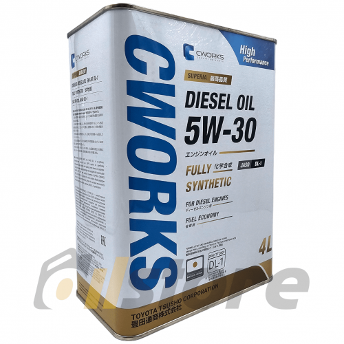 Моторное масло CWORKS SUPERIA DIESEL OIL 5W-30 DL-1 4L A12SR1004