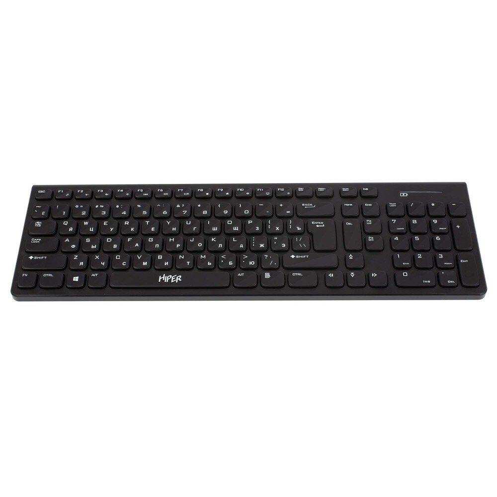Беспроводная клавиатура Hiper Wireless Keyboard Hokw-111, black HOKW-111 .