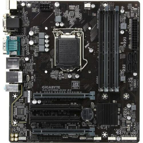 GA-H110M-D3H R2 LGA1151 материнская плата Gigabyte