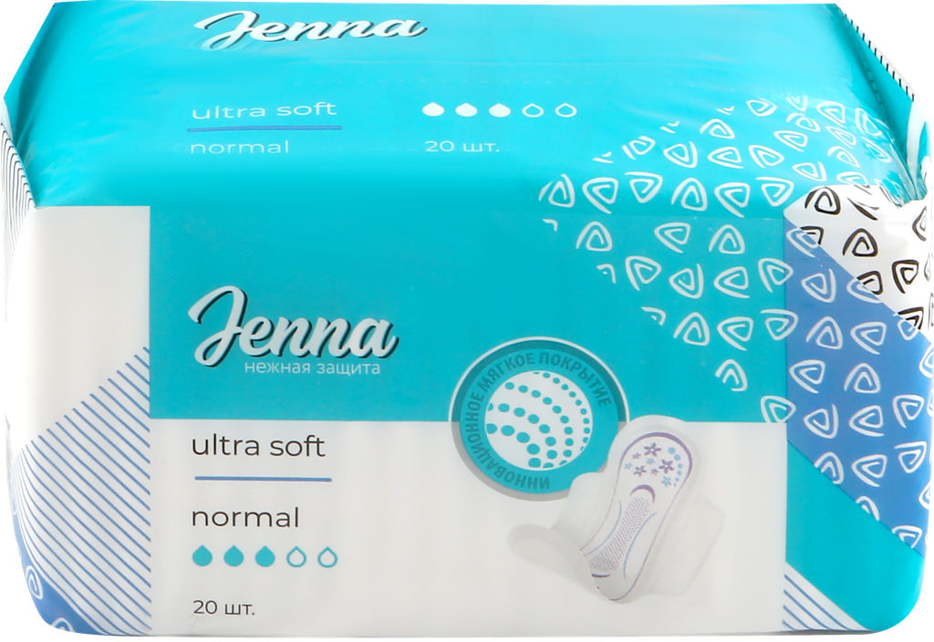 Прокладки гигиенические JENNA Ultra Soft Normal, 20шт