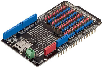 Sensor Shield for Arduino Mega 2560, with SD-card logger, Плата расширения, RobotDyn