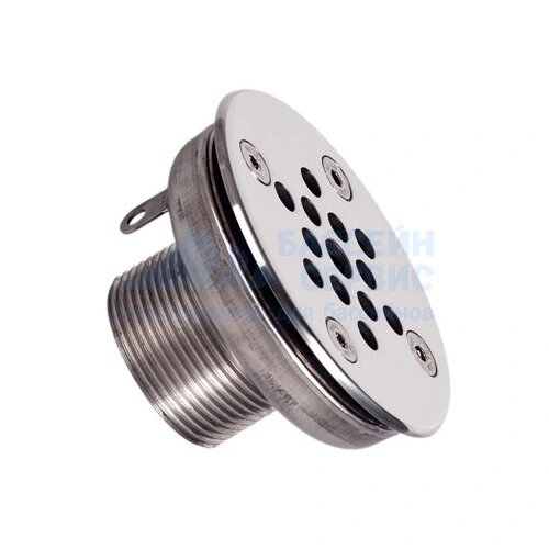 Форсунка Xenozone донная Н200, диаметр 90 мм, 1 1/2" (наружн.) плитка, нерж. сталь, цена - за 1 шт