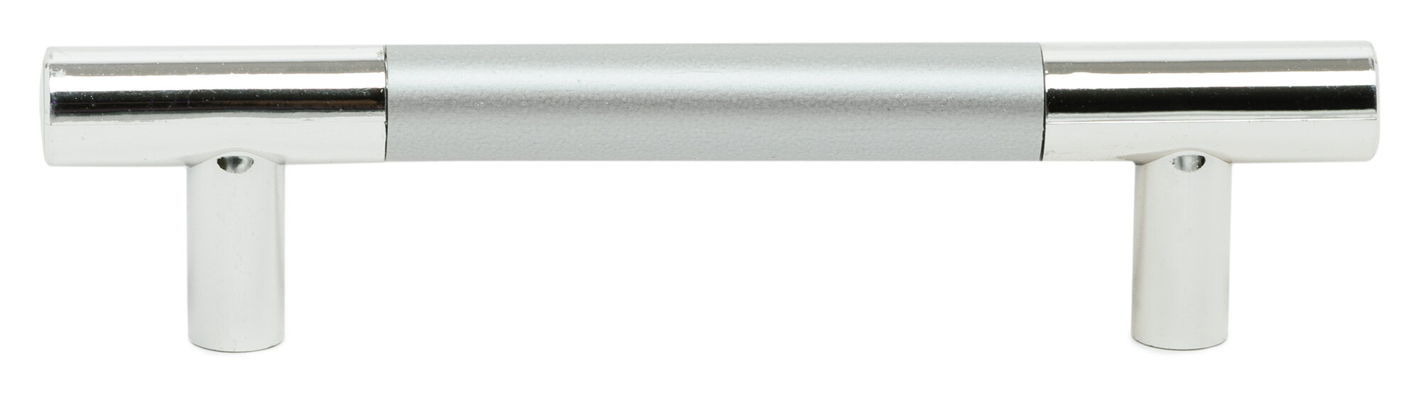Набор ручка - рейлинг мебельная 96 мм цвет серебристый 1 шт