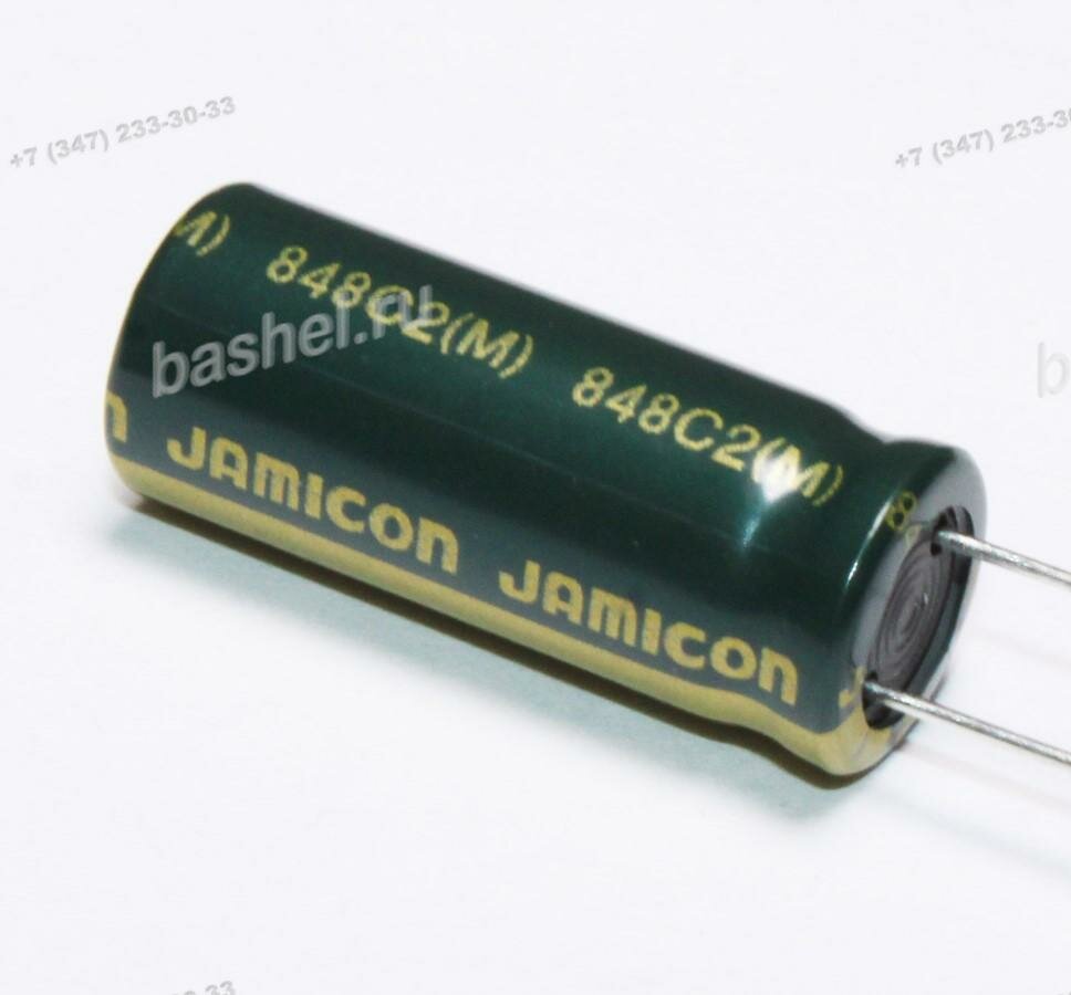 ECAP 2200 мкФ / 16 В 10x26 WL, Конденсатор электролитический, JAMICON, (аналог К50-35)