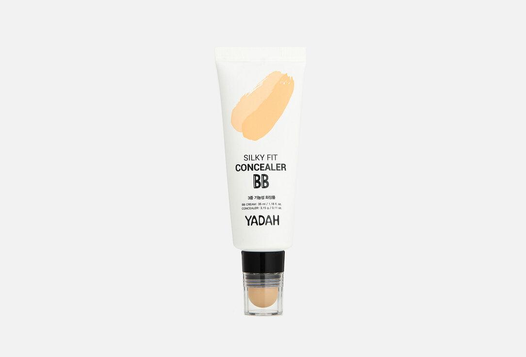 ВВ крем 2 в 1 Yadah SILKY FIT CONCEALER BB 23 NATURAL BEIGE / объём 35 мл