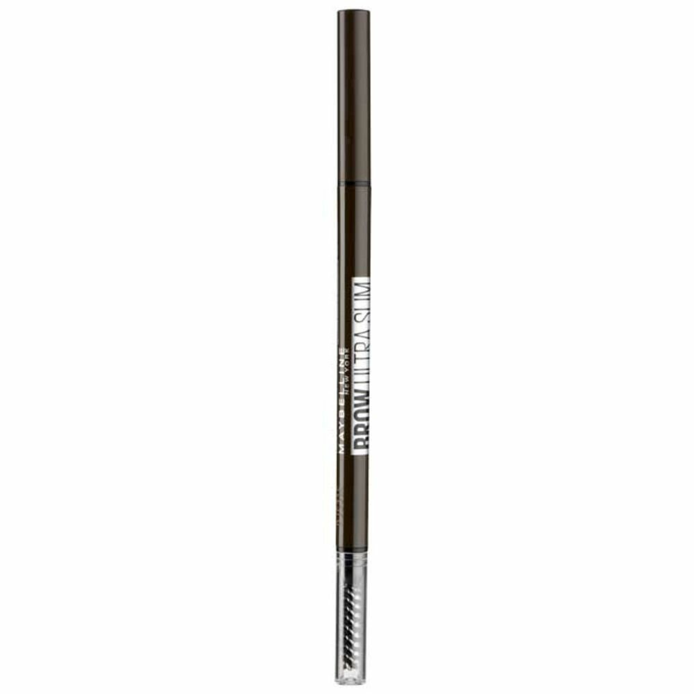 MAYBELLINE NEW YORK Карандаш для бровей "Brow Ultra Slim", карандаш + щеточка Black Brown