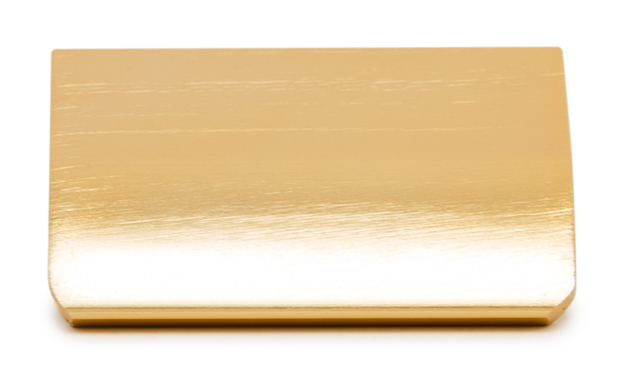 Ручка-профиль накладная jet 6603 50мм/32мм брашированное золото
