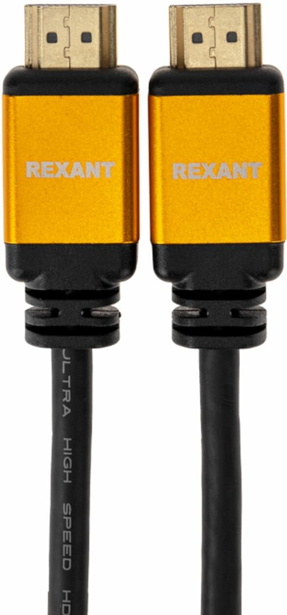 Кабель HDMI Rexant длина 2м, Gold - фото №4