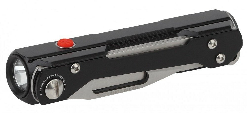 фото ЭРА MA-702 Фонари АР армия россии универсальный Кинжал [8Вт, алюм, диммер, нож, Li акк 2,5Ач. PowerBank] Б0036610 (10 шт.)