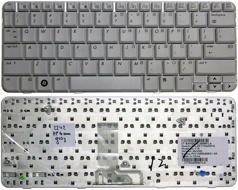 Клавиатура для ноутбука HP Pavilion tx1000 серая
