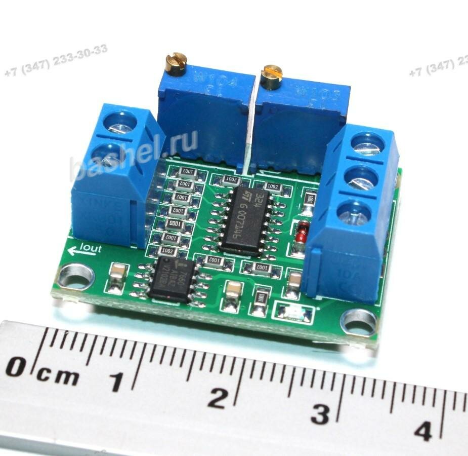 Конвертер интерфейса токовой петли 4-20 мA в 0-3.3В/0-5В/0-10 VDC