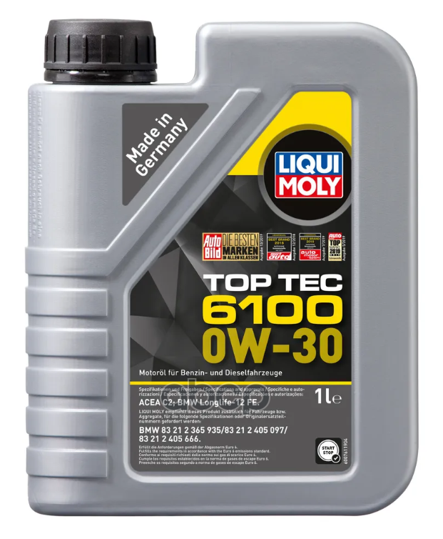 Синтетическое моторное масло LIQUI MOLY Top Tec 6100 0W-30