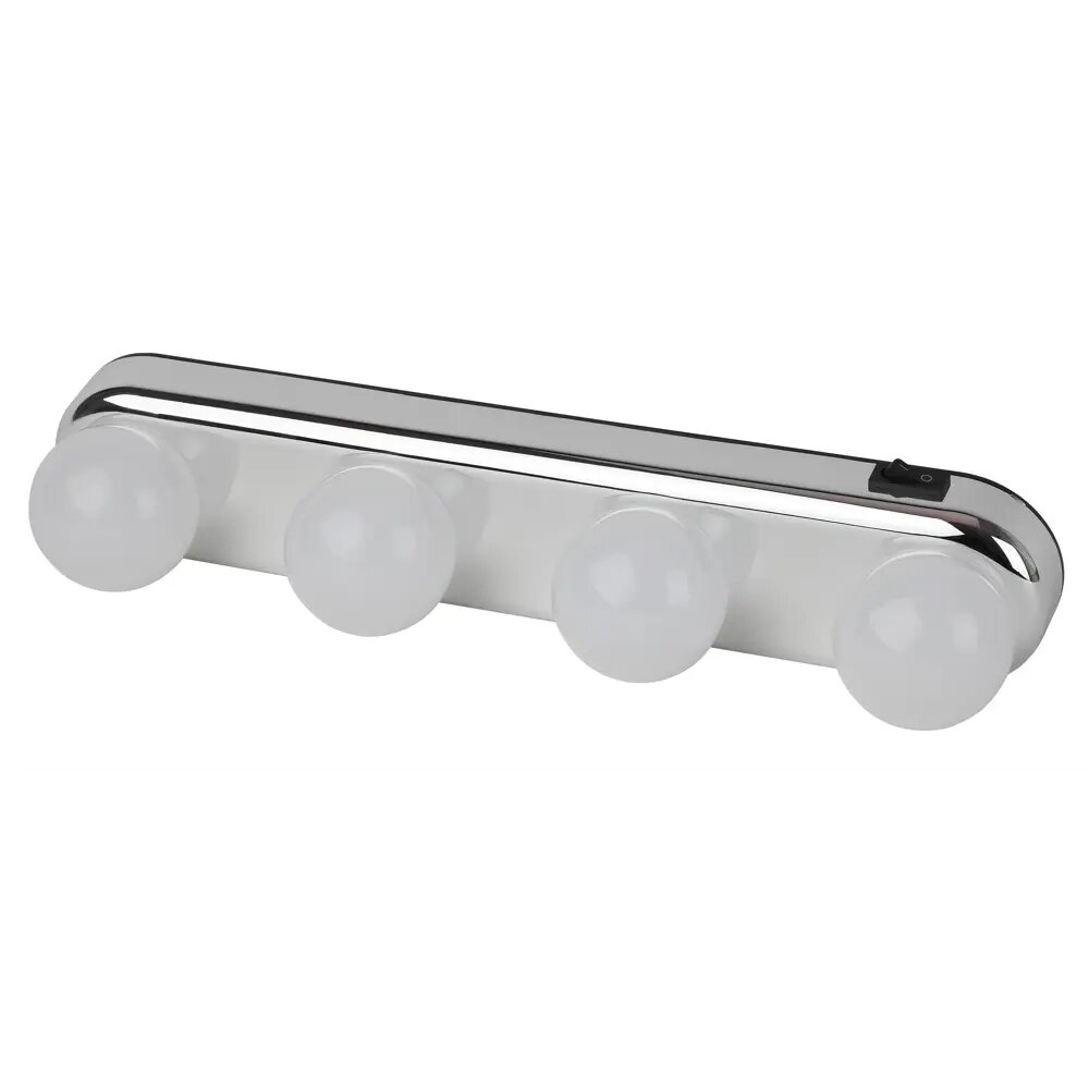 фото Светильник светодиодный на батарейках на присоске, цвет белый