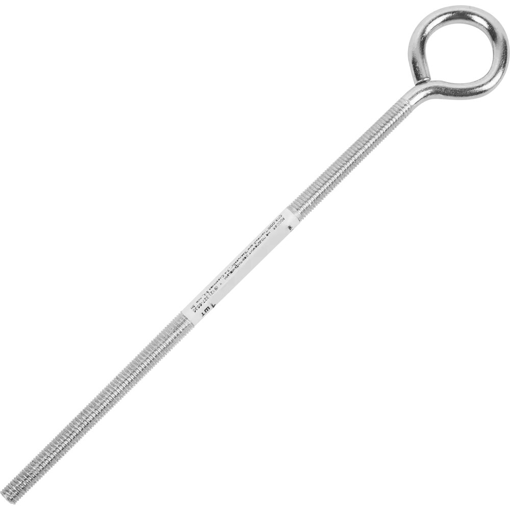 фото Винт-кольцо Стройбат М6x150 мм с метрической резьбой оцинкованное