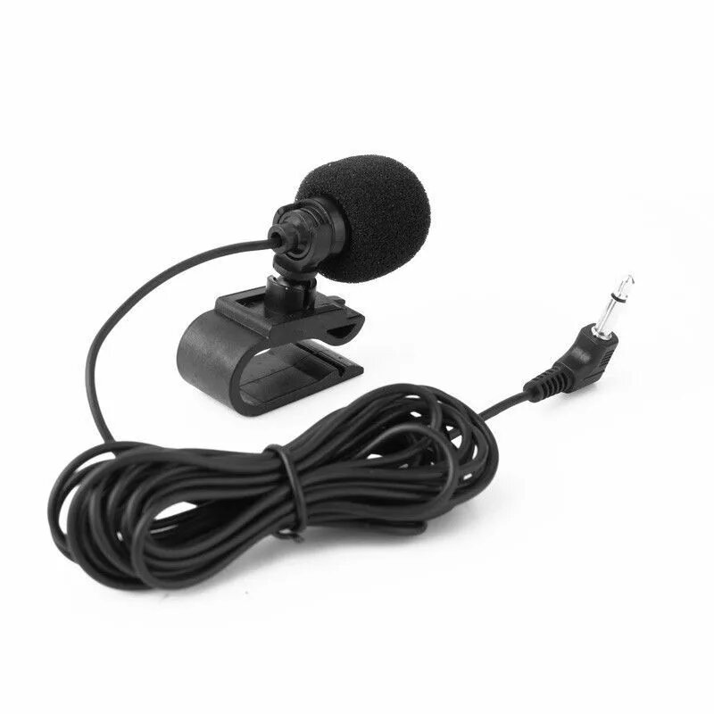 Микрофон с разъемом 3,5 мм и кабелем 3 м для магнитолы