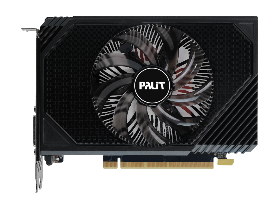 Palit Видеокарта Palit GeForce RTX 3050 StormX NE63050018JE-1070F (GeForce RTX 3050 6ГБ GDDR6 DVI HDMI DP) (PCI-E) (ret)