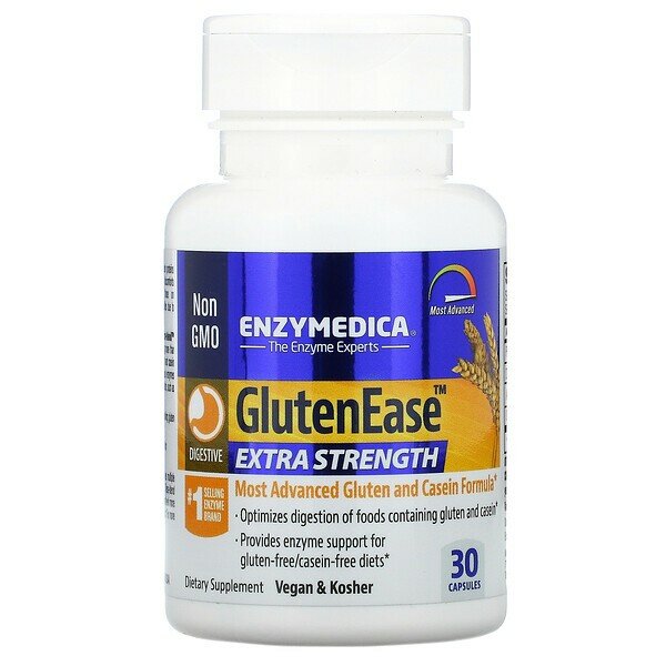 Enzymedica GlutenEase™ Extra Strength 30 капсул (Enzymedica)