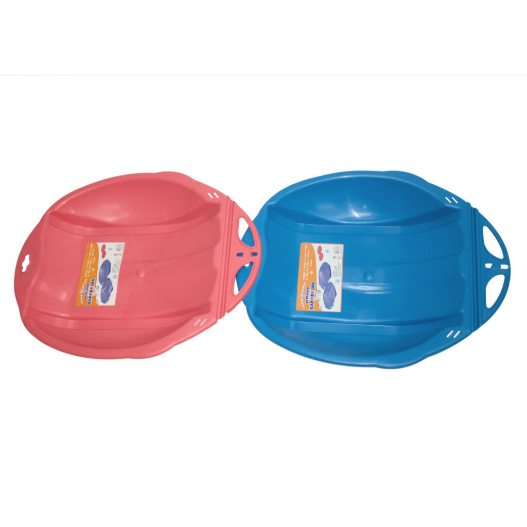 фото Ледянка Весёлый паровозик - синий