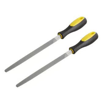 фото Напильник трехграный Stayer 200 мм двухкомпонентная рукоятка (2 шт.)