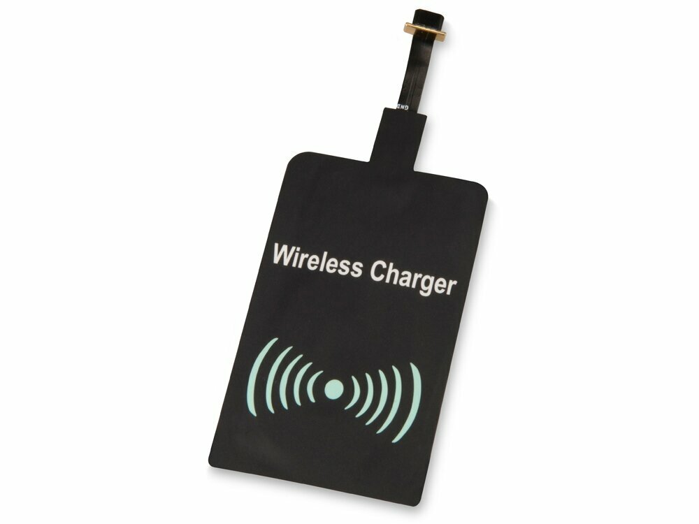 Приёмник Qi для беспроводной зарядки телефона Micro USB цвет черный