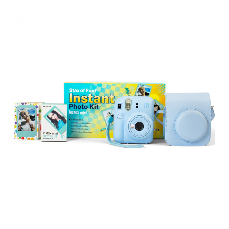 Fujifilm Instax Mini 12 Pastel Blue Photo Kit