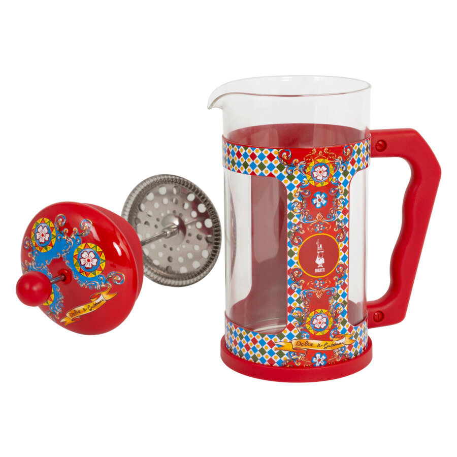 фото Френч-Пресс Bialetti Dolce&Gabbana 1 л, сталь, красная