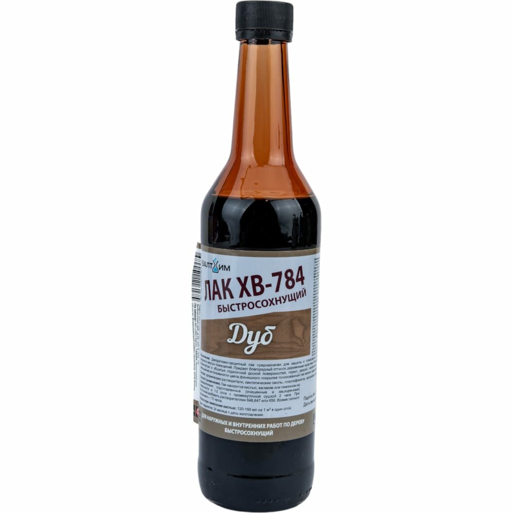фото Балтхим Лак ХВ-784 Дуб 0,5 кг/12 ЭК000131904