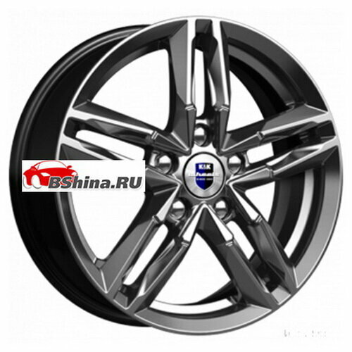 Колесный диск КиК Sayan 6,0x16/5x100 ET38 D57,1 Дарк платинум