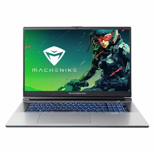 Ноутбук игровой MACHENIKE L17 Pulsar XT JJ00GD00ERU, 17.3", 2023, IPS, Intel Core i7 12650H 2.3ГГц, 10-ядерный, 16ГБ DDR5, 512ГБ SSD, NVIDIA GeForce RTX 4050 для ноутбуков - 6 ГБ, Free DOS, серый