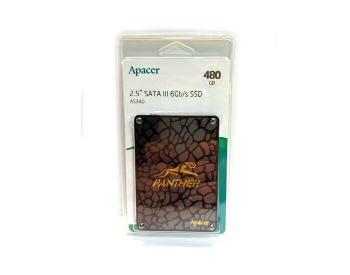 Твердотельный накопитель Apacer SSD PANTHER AS340 480Gb SATA 2.5" 7mm R550/W520 Mb/s 3D TLC IOPS