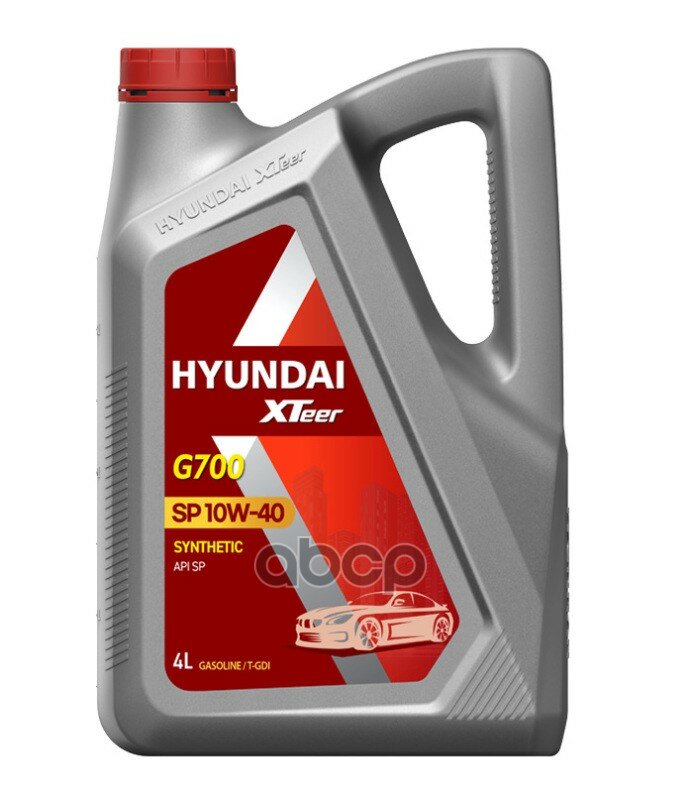 HC-синтетическое моторное масло HYUNDAI XTeer Gasoline G700 10W-40