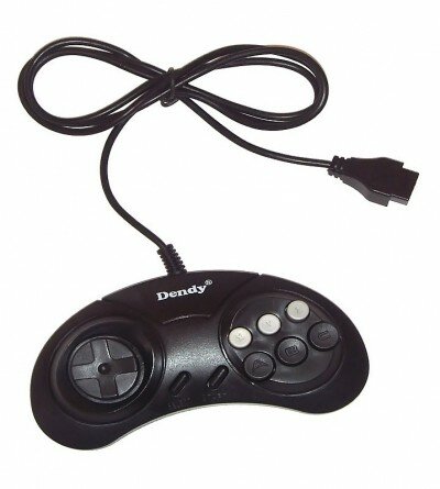 Геймпад 8Bit Controller (форма Sega) 15р широкий разъем (для Power)