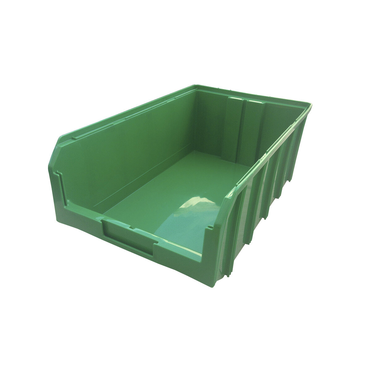 Пластиковый ящик Стелла-техник V-4-зеленый 502х305х184мм 20 литров