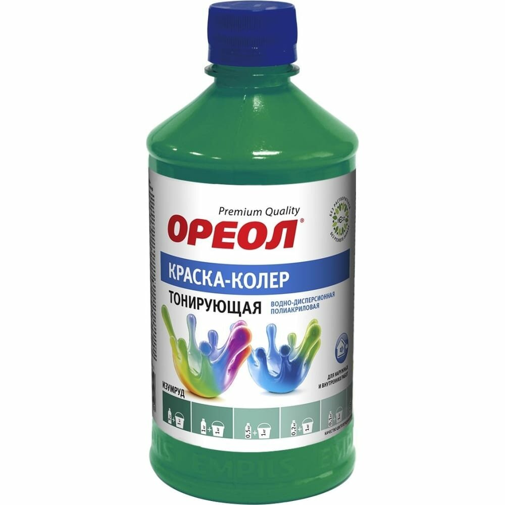 фото Тонирующая краска ореол Колер