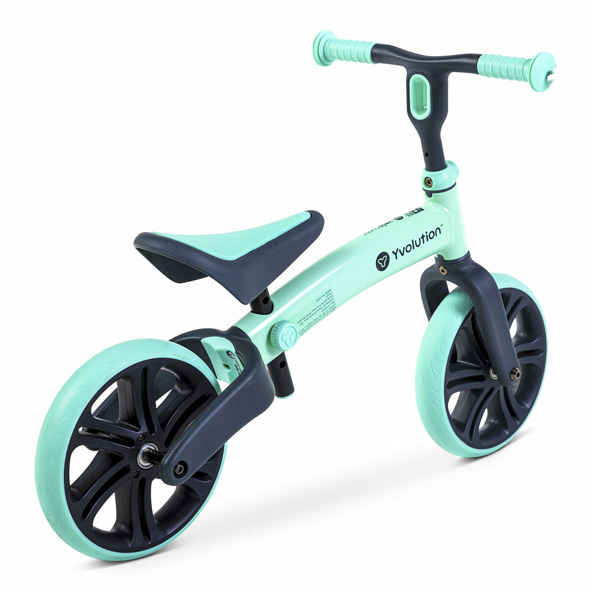 Беговел YVolution Velo Junior, бирюзовый