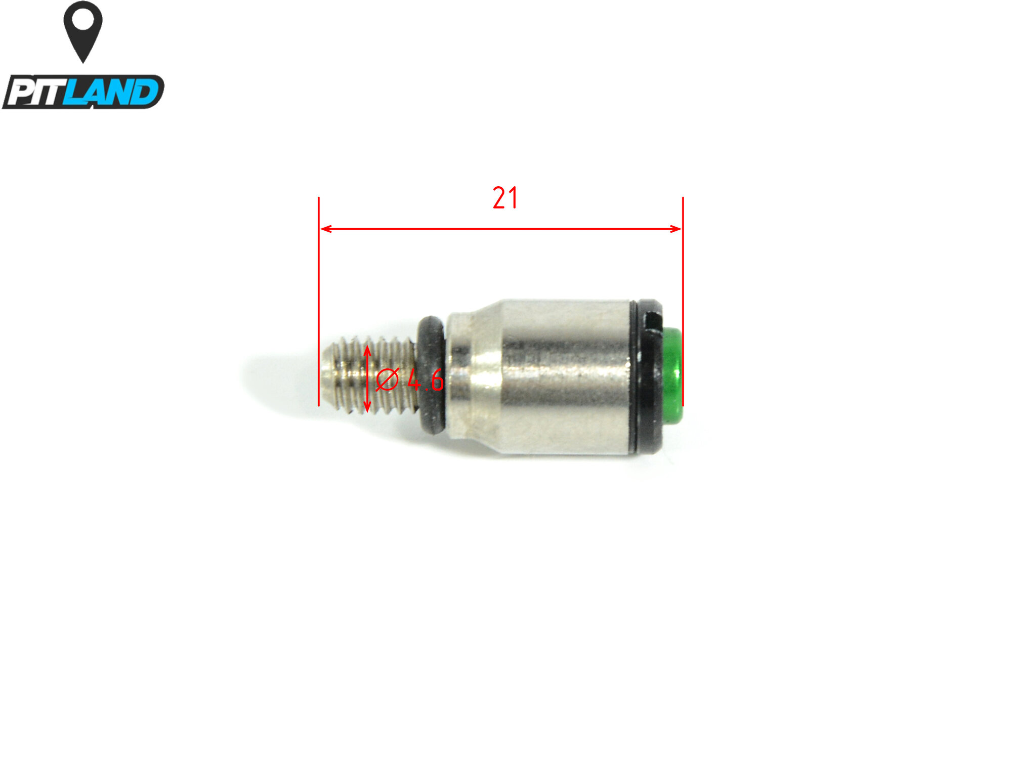 Клапан сброса давления с амортизатора SHOWA, KAYABA M5 x 0.8, зеленый, 2 шт.