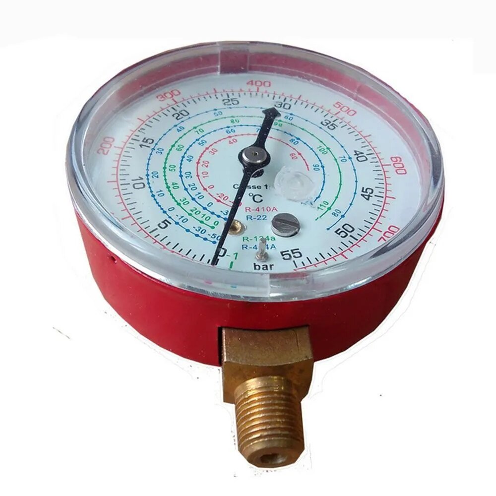 Манометр высокого давления (D - 68мм) для фреонов R-410 R-22 R-134 R-404 (диаметр резьбы: 10 мм)