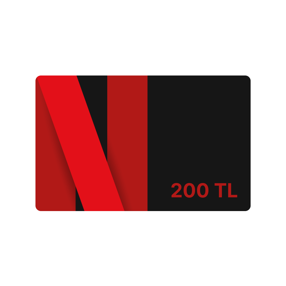 Подарочная карта Netflix 200 лир TL Турция / Подписка Netflix / Пополнение счета цифровой код