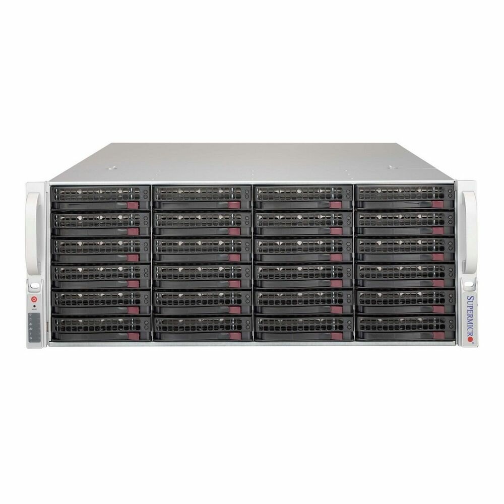 SuperMicro Серверный корпус SuperMicro CSE-846BE2C-R609JBOD 4U 24x 3.5" hot-swap HDD CSE-846BE2C-R609JBOD