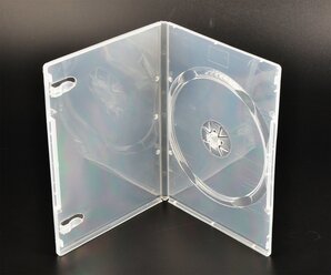 DVD Box Slim на 1 диск (9 мм, полупрозрачный) (комплект из 6 шт.)