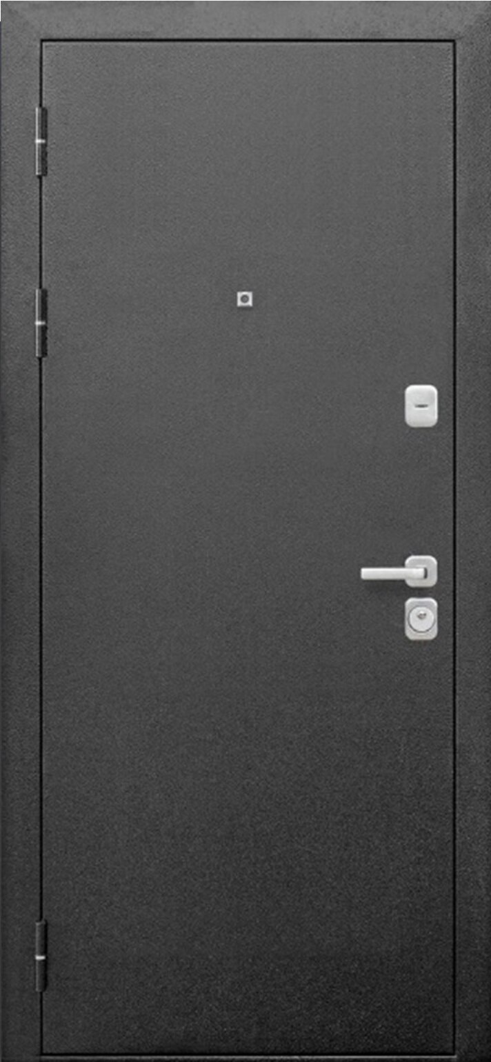 Дверь 9 см Серебро Эмалит белый 860L