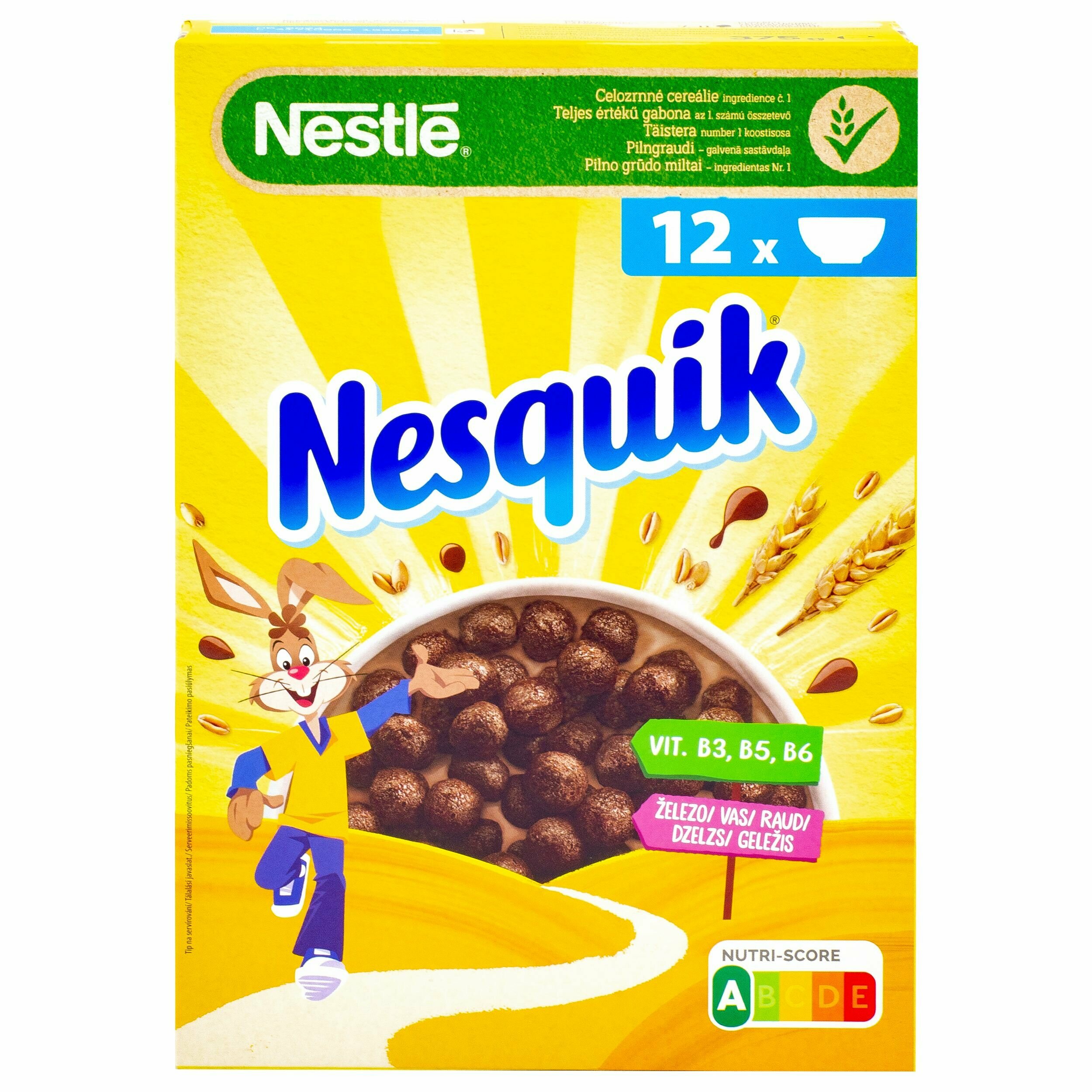 Готовый завтрак Шоколадные шарики Nesquik, 2 пачки по 375 г - фотография № 4