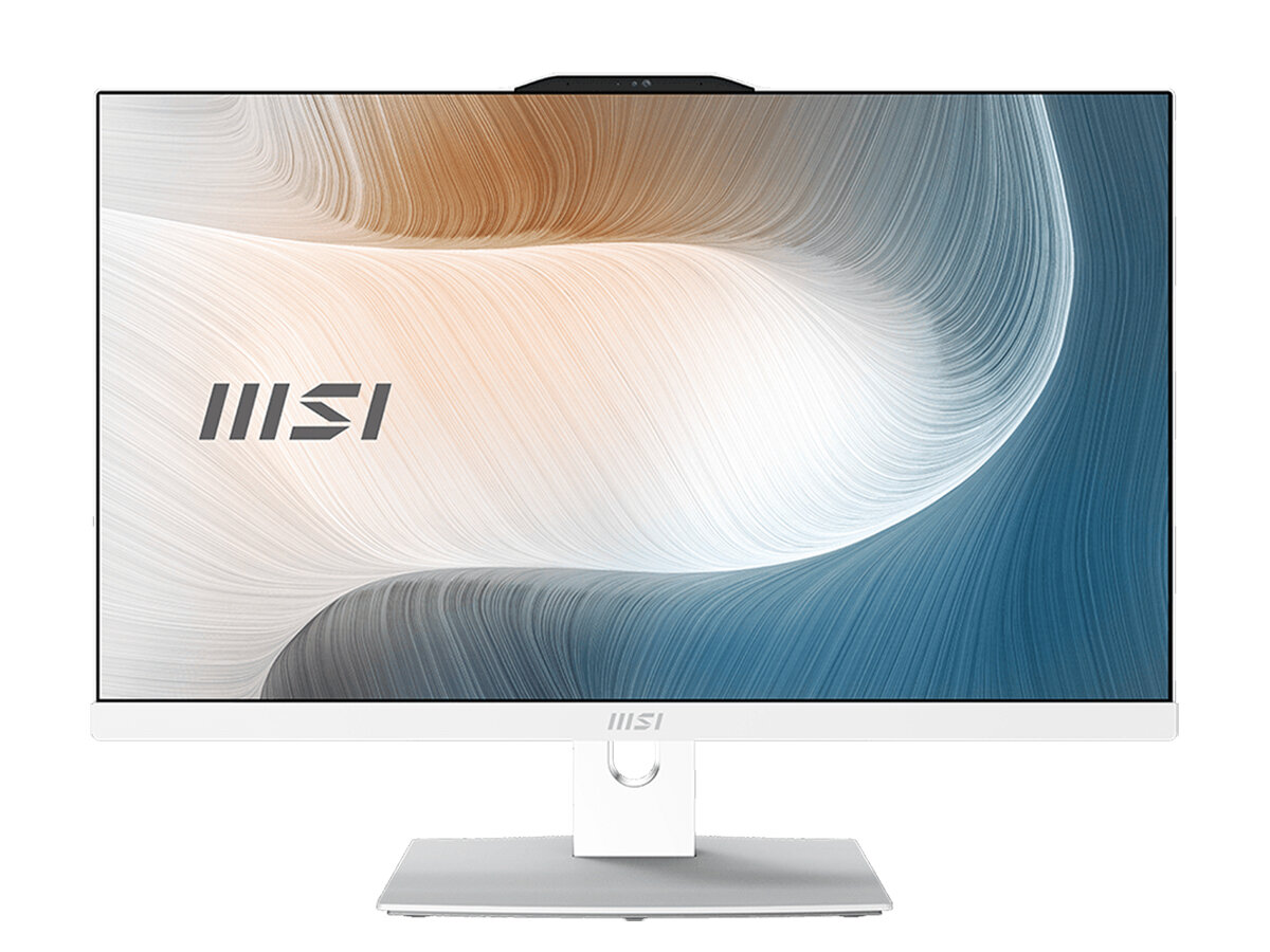 Моноблок AIO MSI Modern AM242P 12M-673XRU 9S6-AE0712-673 (23.8" Core i5 1235U 16 ГБ/ HDD+SSD 1000 ГБ256 ГБ Iris Xe Graphics eligible) Белый