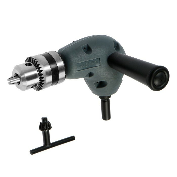 фото Адаптер угловой для дрели тундра, с патроном 1.5 - 10 мм