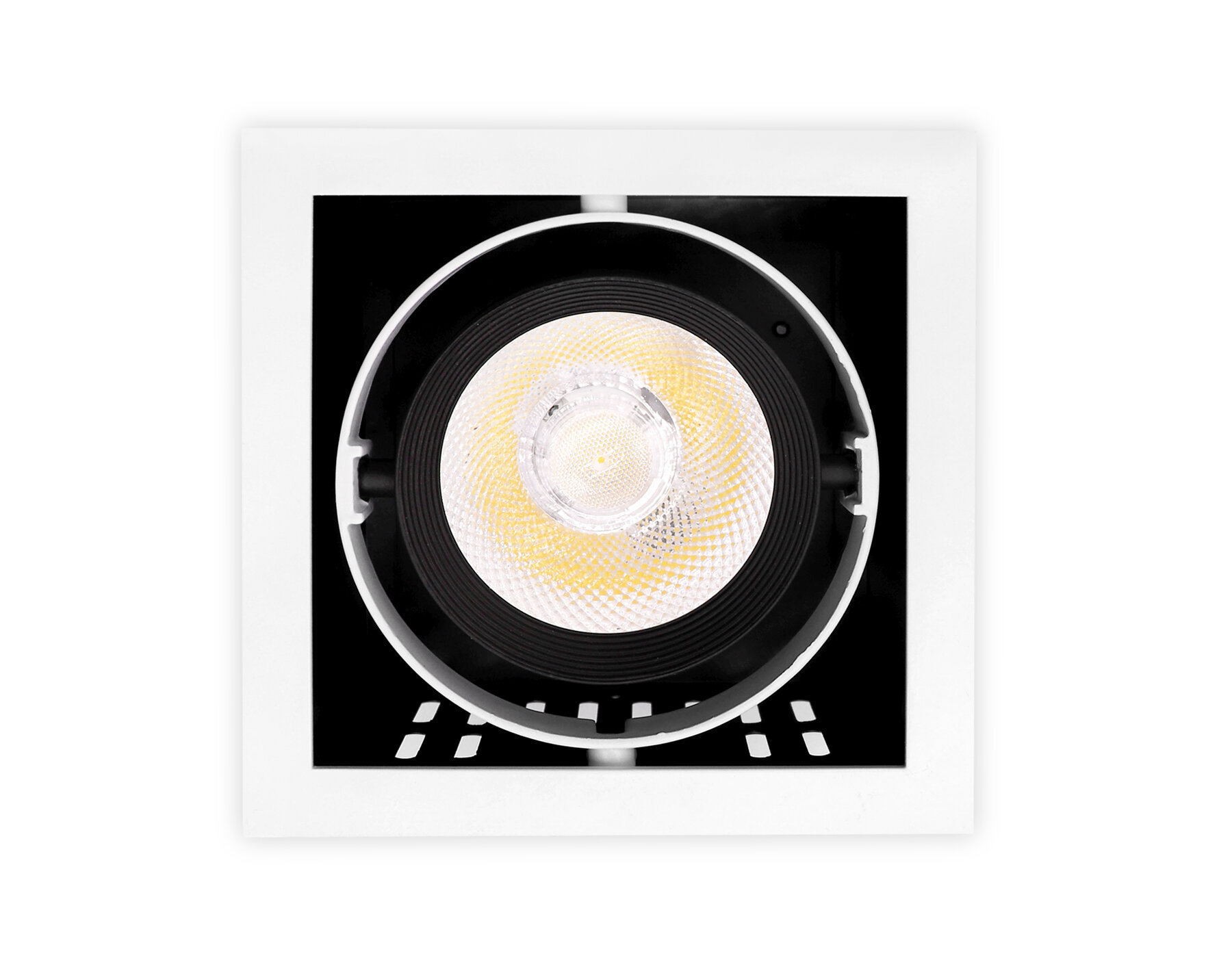 Карданный встраиваемый светодиодный светильник T811 BK/CH 12W 4200K - фотография № 5