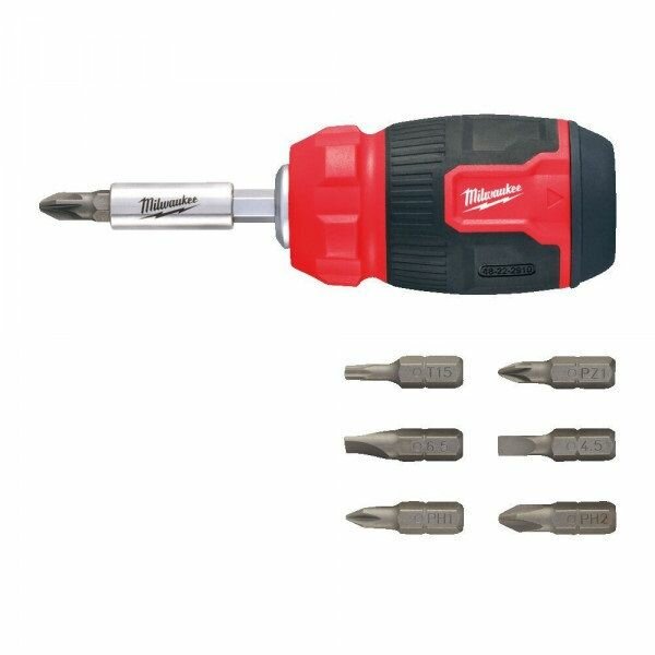 Отвертка универсальная компактная 8 в 1 Milwaukee COMPACT MULTI-BIT SCREWDRIVER